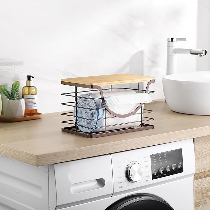 Extra Large Trash Bag Holder Under Sink Stackable Kitchen Storage - Image 3