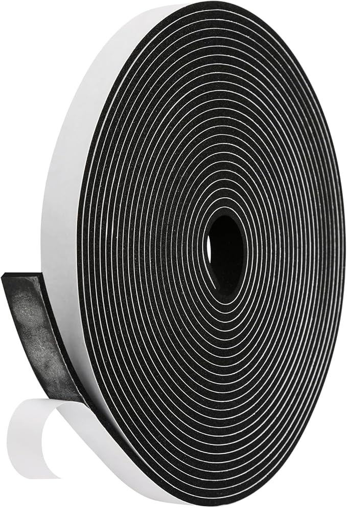 Weather Stripping Door Seal Strip, Strong Adhesive, Lightproof, Soundproof by Amzjjle