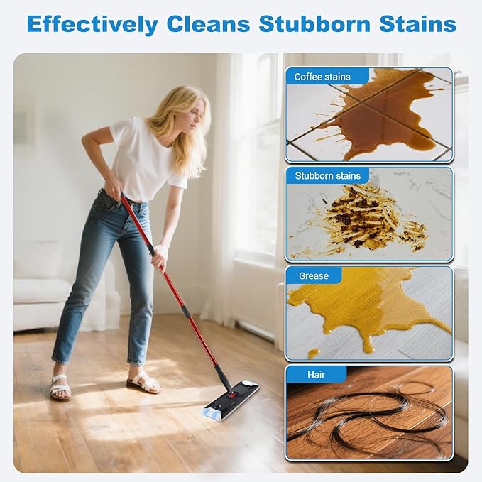 3PCS Replacement Mop Pads for O-Cedar H2prO Flat Mop System, Microfiber Mop Pad - Image 8