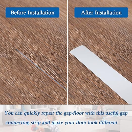 Floor Transition Strip Self Adhesive Floor Cover Strips Laminate 1.57" Wide - Image 4