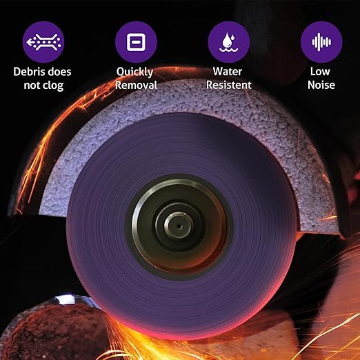 WICHEMI 10 Pack 4'' x 5/8'' Strip Discs Rust Remover Paint Stripping Wheel - Image 4