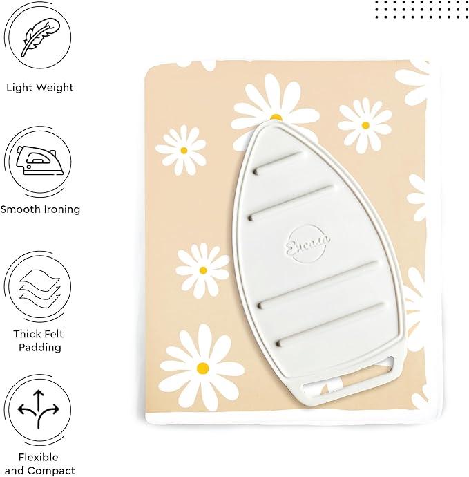 Encasa XO Ironing Mat/Pad with 3mm Padding & Silicone Iron Rest - Image 5