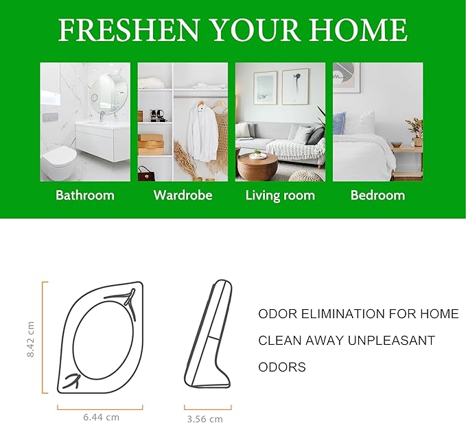 Air Freshener for Home, 4 Pack, Odor Eliminator for Small Area Closets Bathroom - Image 4