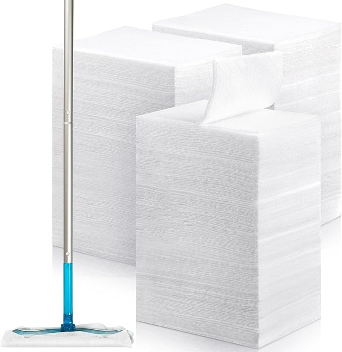 Hoolerry 900 Count Dry Sweeping Cloths Dry Mop Refills Sweeper Dusting Cloths by Hoolerry