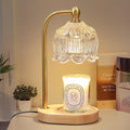 Candle Warmer Lamp with Timer Dimmable, Antique Brass Candle Lamp, Wax Melt by MEIXISUE