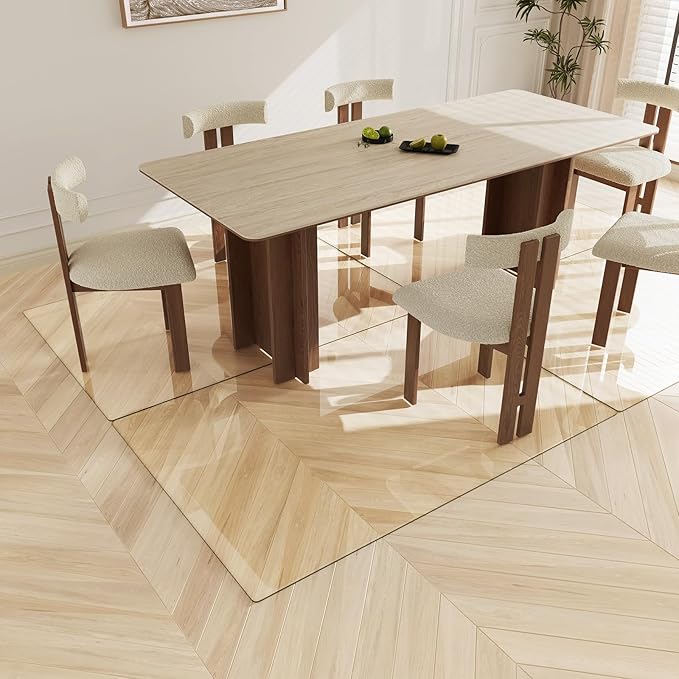 Koonmi Tempered Glass Chair Mat 40"x60" - Image 6