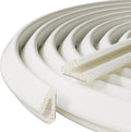 V-Shaped Weather Stripping Door Seal, 19.7FT Draft Stopper by VANNESSE