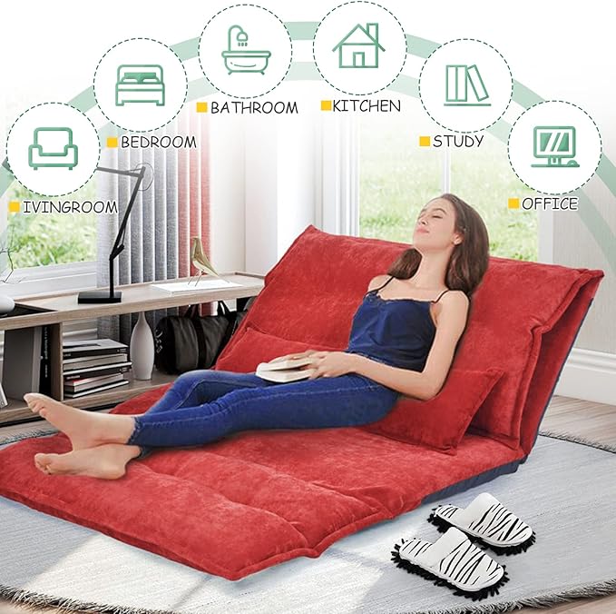Microfiber Floor Mop Slippers House Dust Cleaning Tool Detachable Washable Shoes - Image 4