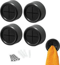 S&T INC. Round Adhesive Push Towel Hooks by STINC