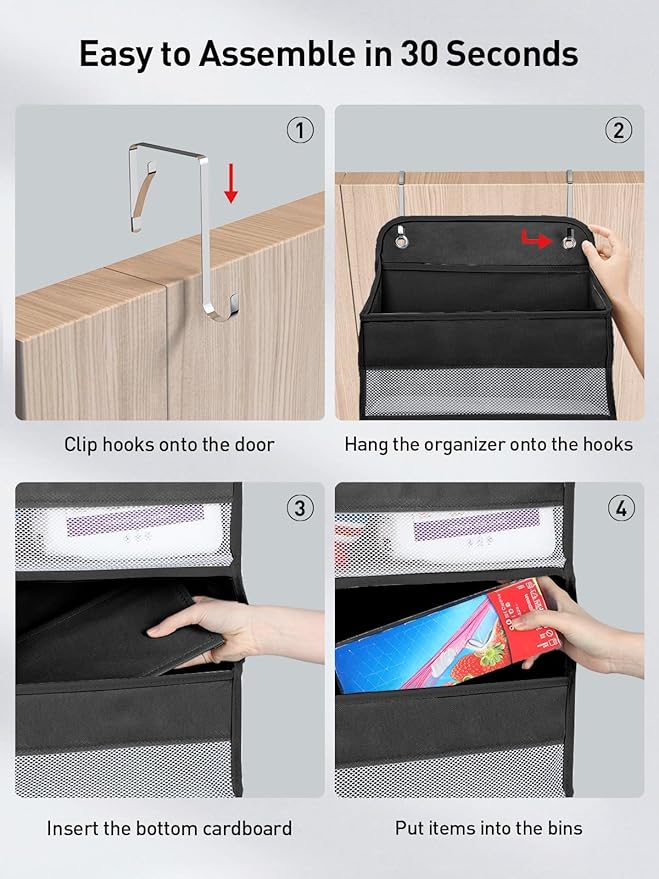 Yecaye 1 Pc Over the Door Organizer - Image 4