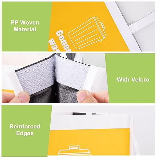 Recycle Waste Bag for Kitchen, Indoor Recycling Bins, Recycle Bins for Home - Image 3