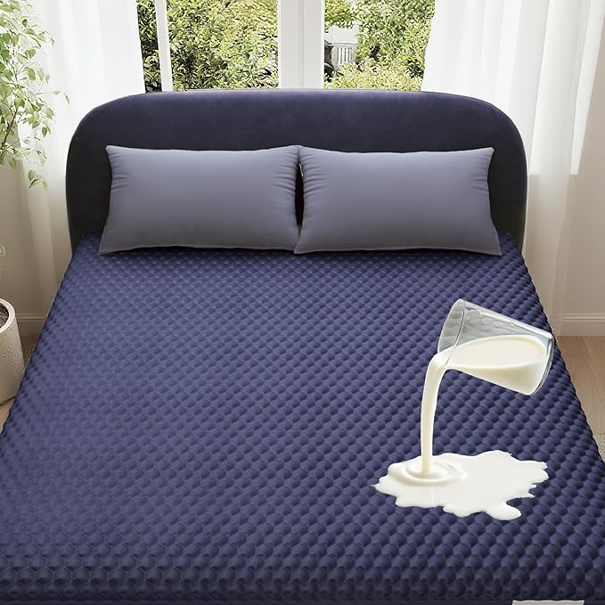 OhGeni 100% Waterproof Mattress Protector, King Size Mattress Pad, Fits 6"-20" by OhGeni
