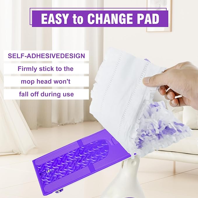 40 Pack Power Mop Refills for Swiffer Power Mop，Unscented&Thickened - Image 3