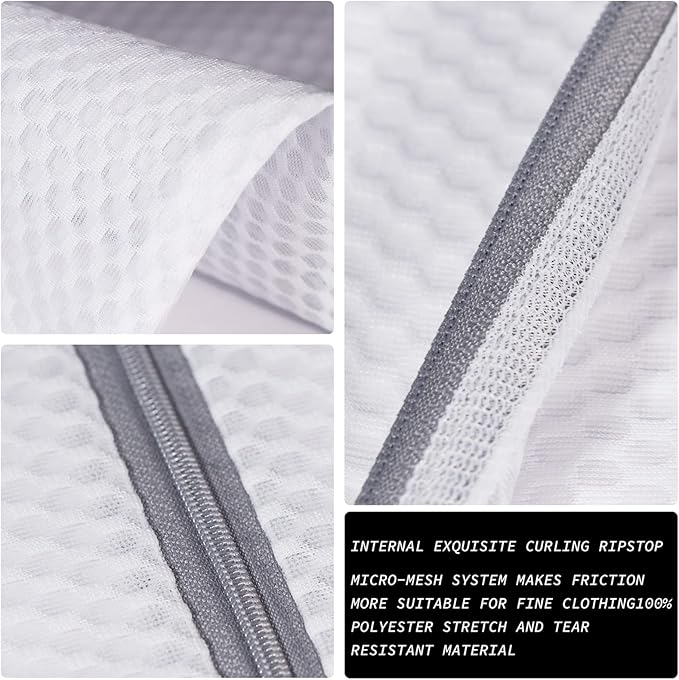 5Pcs Durable Honeycomb Mesh Laundry Bags - Image 4