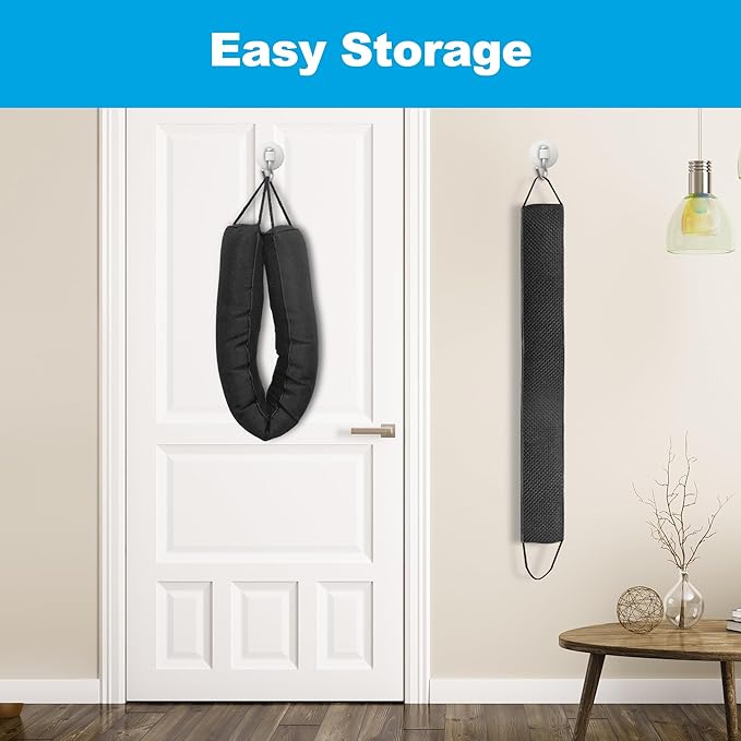 QUOLIX Triangle Under-Door Draft Stopper, Weighted Weather Stripping - Image 6