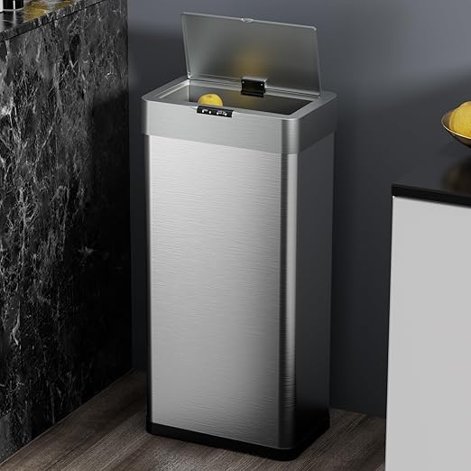 TLSUNNY 16 Gallon Motion Sensor Trash Can, Touchless Automatic Garbage Can - Image 7