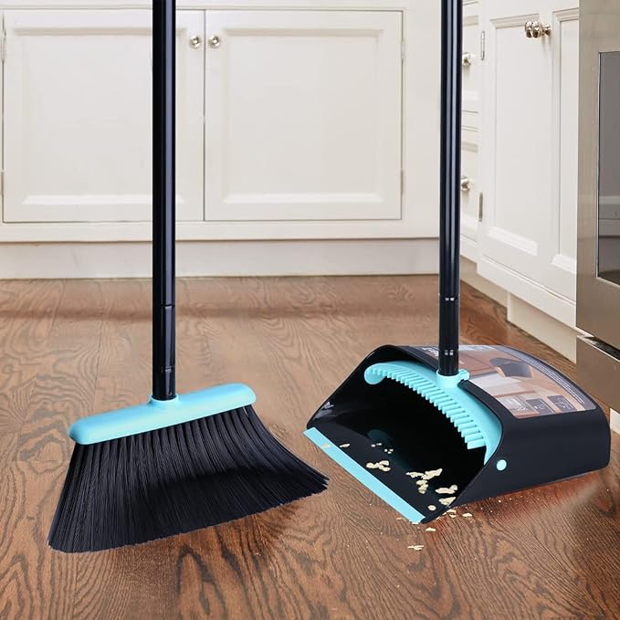Broom with Dustpan Combo Set, Dust pan with Broom Combo Set, Standing Dustpan - Image 7