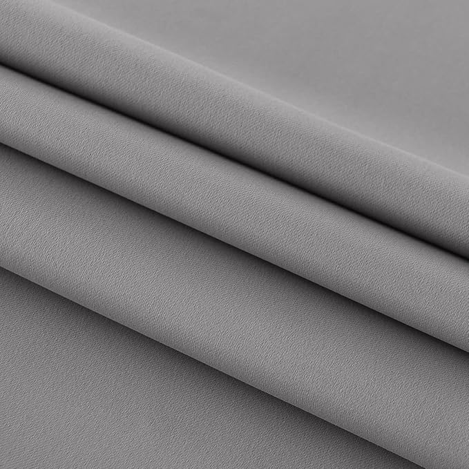 DWCN French Door Curtains – Rod Pocket Thermal Blackout Curtain - Image 5