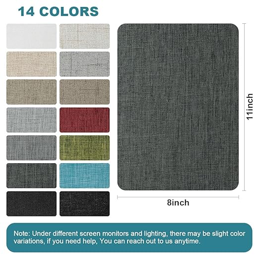 J.CARP 2Pcs Linen Repair Patches, Large Self-Adhesive Fabric Patch - Image 2