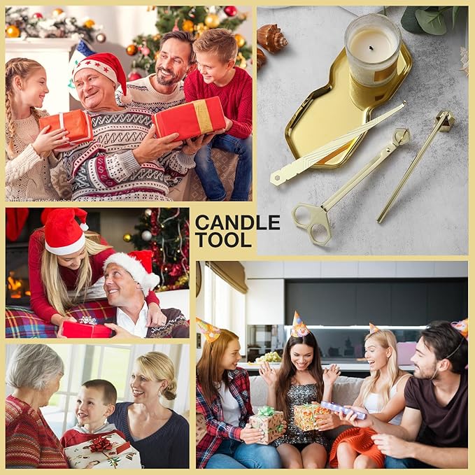 PATOISE 4 in 1 Candle Accessory Set, Wick Trimmer, Candle Snuffer, Wick Scoop - Image 8