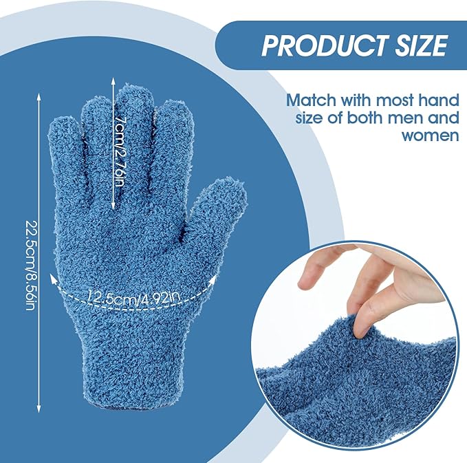 Plant Dusting Gloves, Microfiber Dusters - Image 2