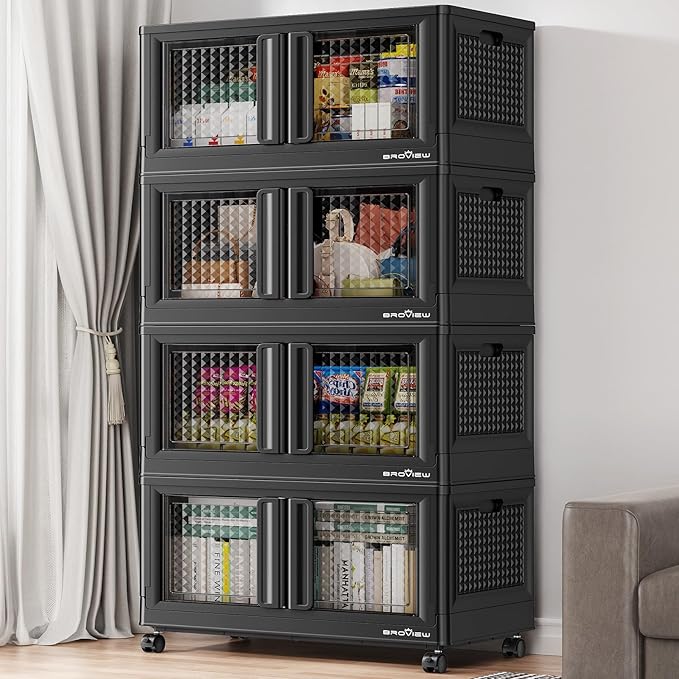 BROVIEW 400Qt Stackable Storage Bins by BROVIEW-EnjoytheArtofLife