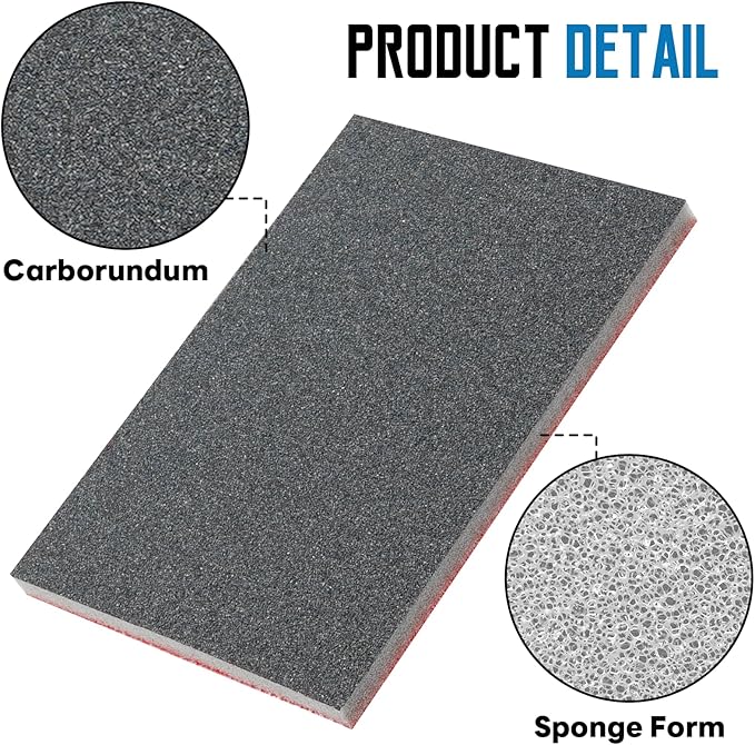 20 Pack 180 Grit Sanding Sponge, 3 x 4 Inch Soft Foam Sanding Block Wet Dry - Image 4