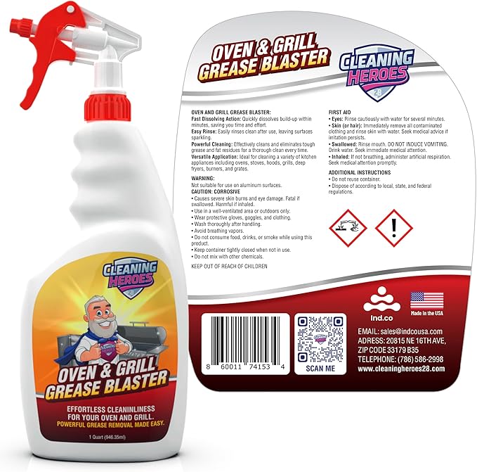 Oven and Grill Cleaner, 32 Fl Oz - Image 2