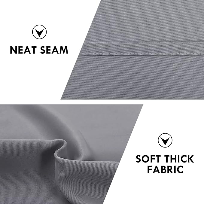 DWCN Blackout Curtains for Bedroom – Rod Pocket Thermal Insulated Noise - Image 6