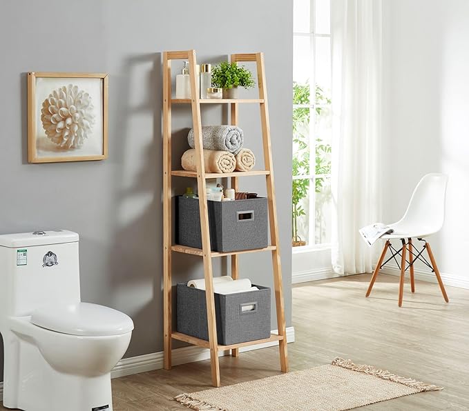 DECOMOMO Storage Bins for Shelves Robust Fabric Closet Bins for Shelves Toy - Image 9