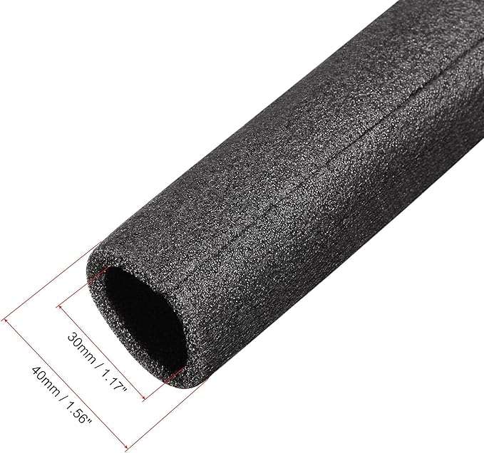 uxcell Foam Tube 1.64 Ft Length 1.17in ID 1.56in OD Hollow Pipe Cover - Image 2