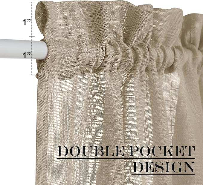NICETOWN Sheer Back Door Curtain - Image 4