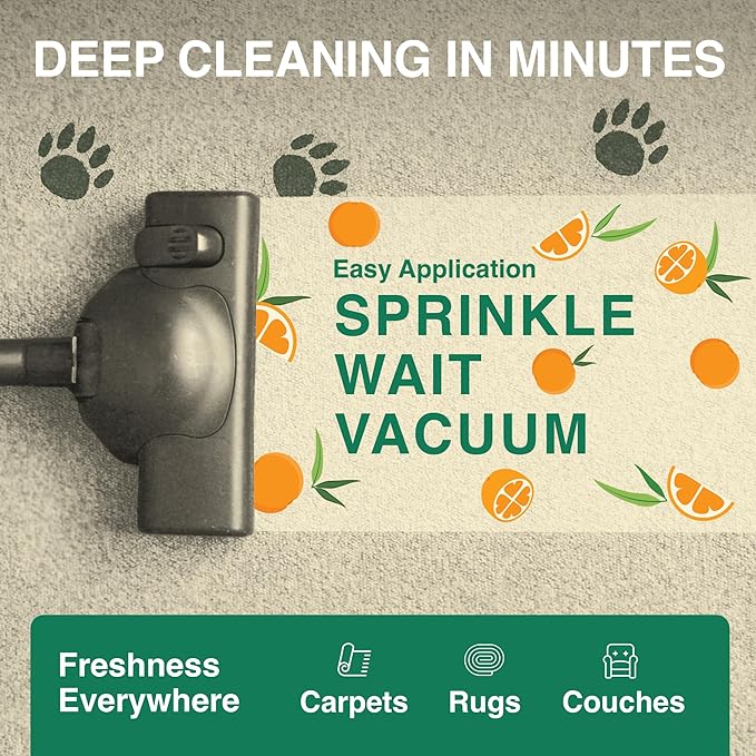 Good Natured Brand | Carpet Deodorizer & Freshener Powder | 31 oz Pet Odor - Image 5