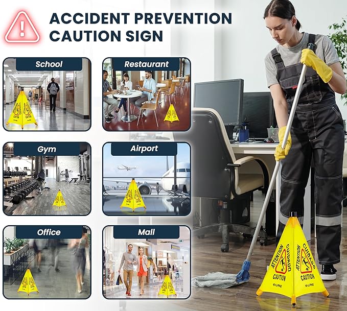 Alpine Caution Wet Floor Sign 3 Pack - Image 7