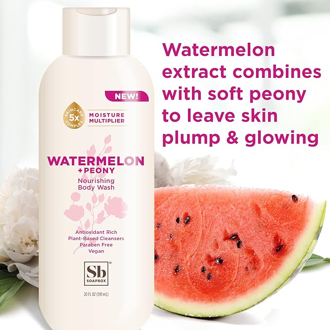 Soapbox Body Wash, Watermelon + Peony Body Wash - Image 2