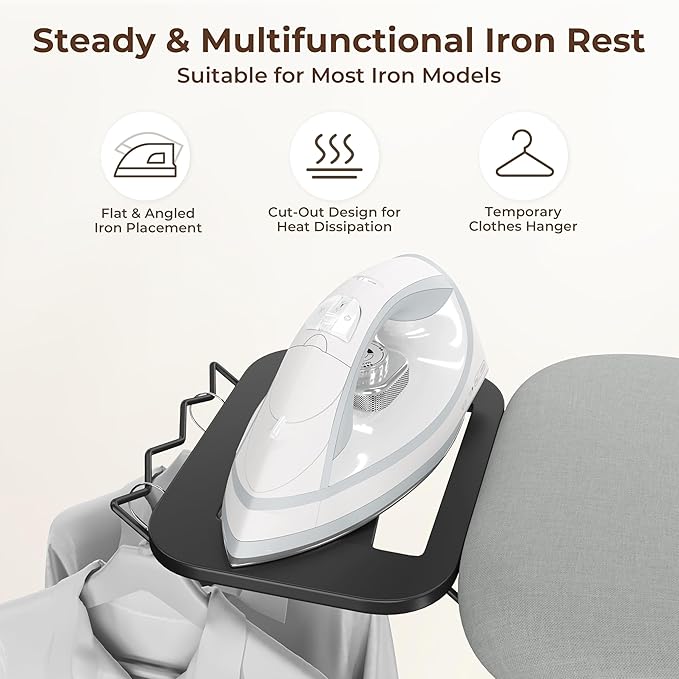 Yaheetech Foldable Ironing Board, Heavy Duty Iron Board - Image 4
