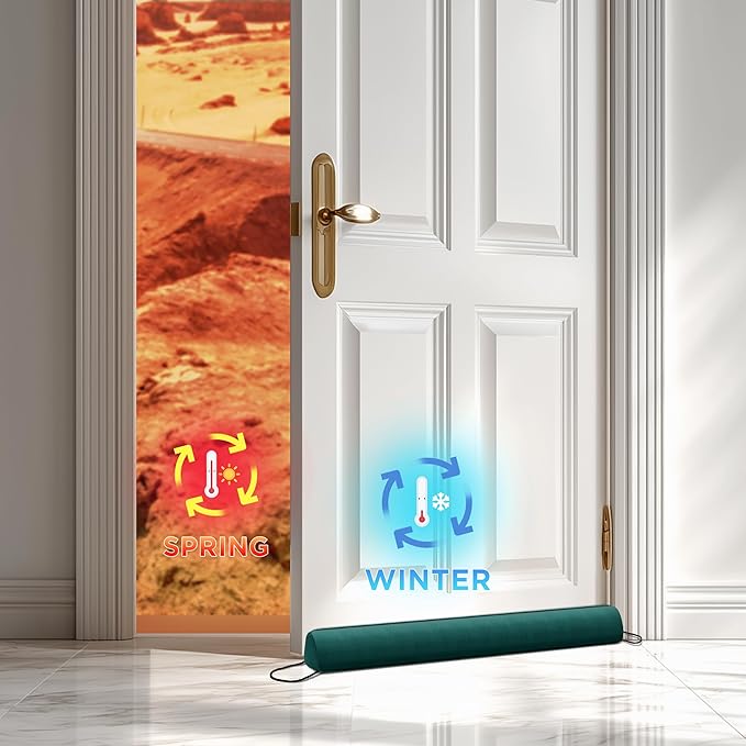 Sunolga 38" Door Draft Stopper Blocks Hot and Cold Air - Image 9