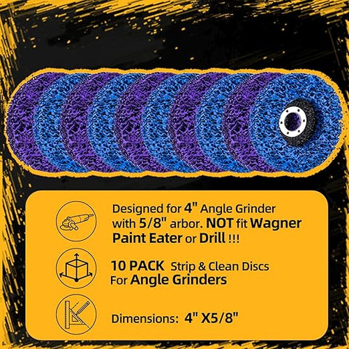 10 Pack Strip Discs Stripping Wheel 4 inch - Image 2