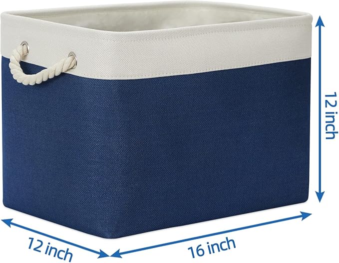 Temary Storage Baskets for Shelves, Decorative Basket - Image 2