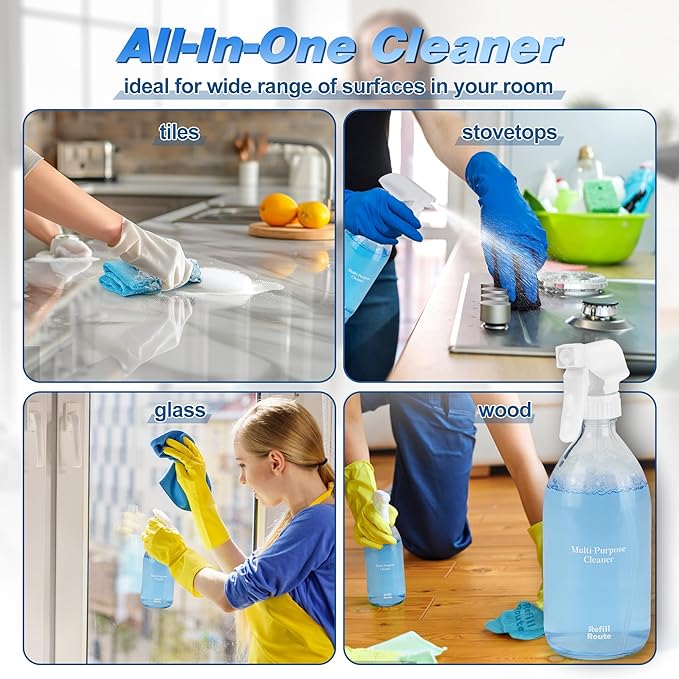 Multi-surface Cleaner Kit, Bathroom Cleaner Spray Tablets & Spray Bottle All - Image 2