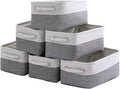 Fabric Storage Bins 12x8x5 inch by Sacyic