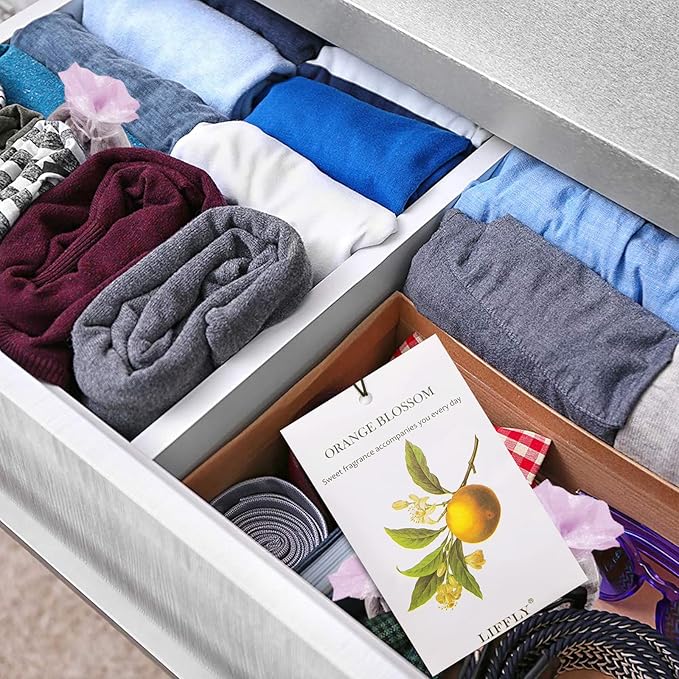 14 Packs Scented Sachets for Drawers and Closets Lavender Fresh Linen Cherry - Image 5
