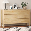 Dresser for Bedroom with 6 Drawers, Wooden TV Stand, Closet Clothes Organizer by ROMMAK