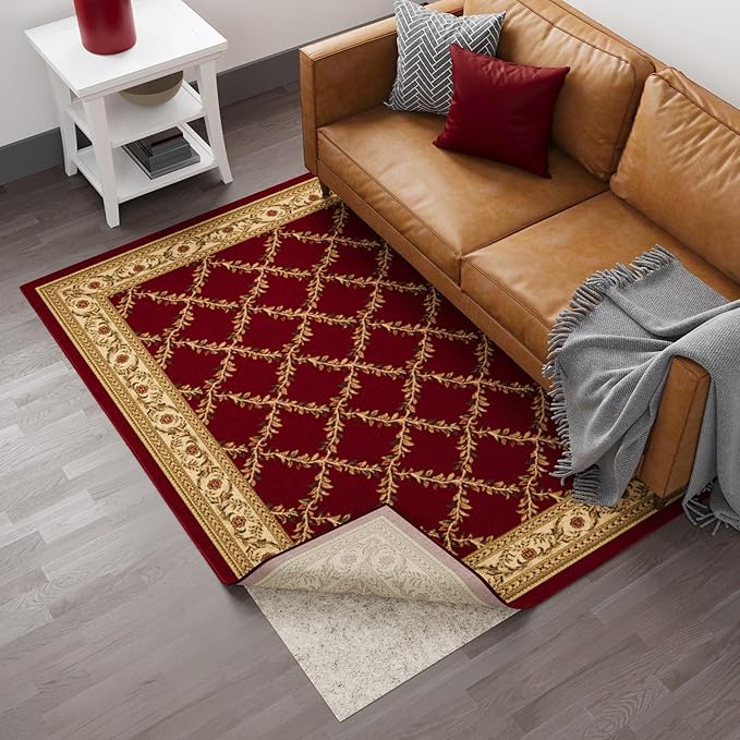 Ottomanson 7'8" x 10' Non-Slip Rug Pad Gripper 1/12 Inch Ultra Thin Dual - Image 9