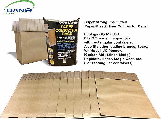 Kitchen Master Super Strong Compactor Bags | Precuffed, Garbage Compactor Bags - Image 4