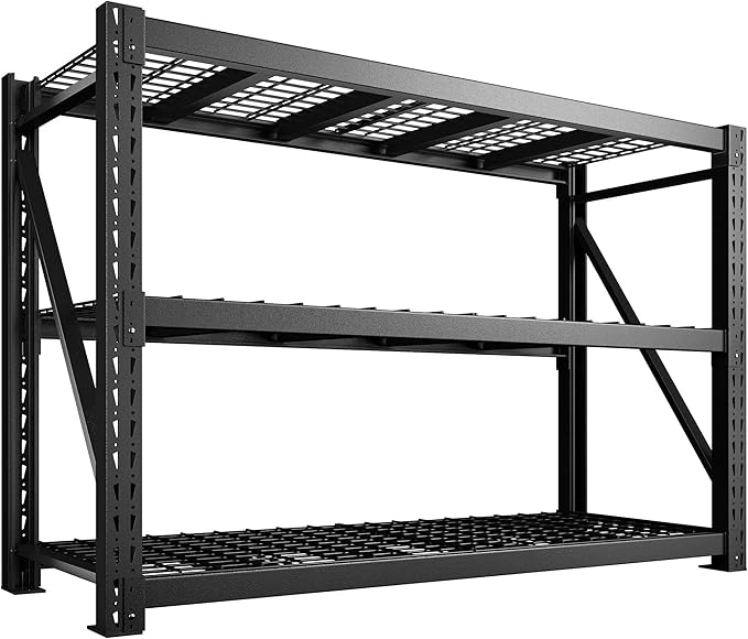 Bepatio 7050LBS Garage Shelving Heavy Duty 67.6W Storage Shelves Adjustable - Image 9