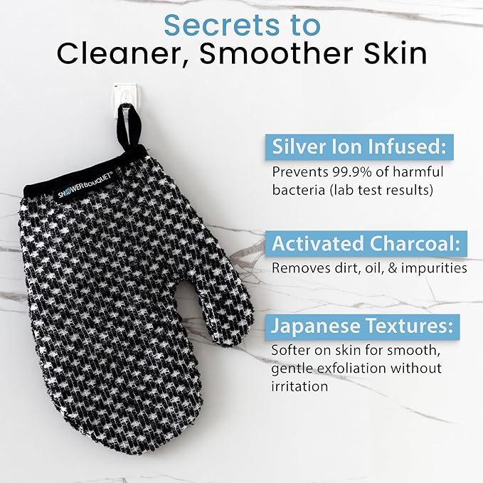 Japanese Exfoliating Mitt 2-Pack - Image 3