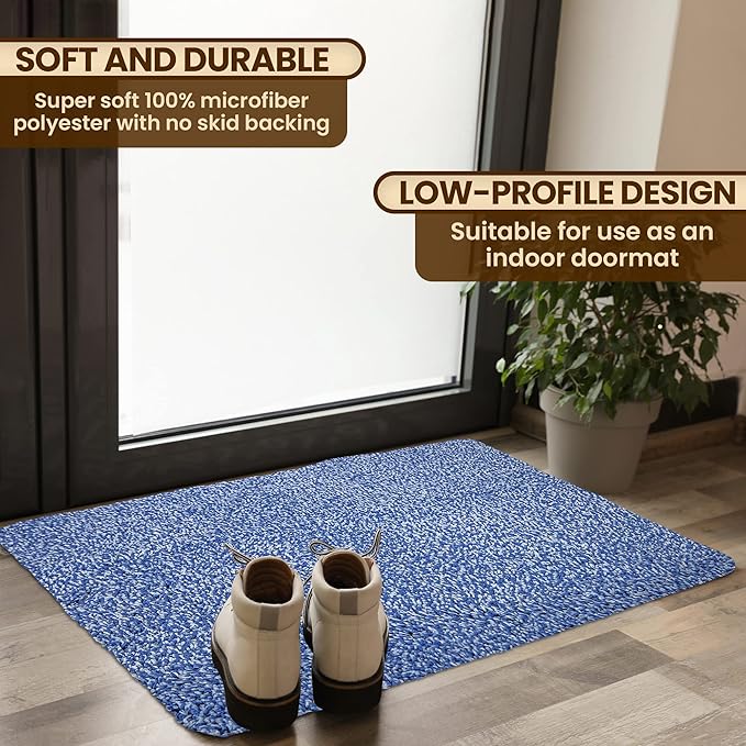 Premium Microfiber Indoor Door Mat – 36"x72" Washable Entry Mat, Waterproof - Image 2