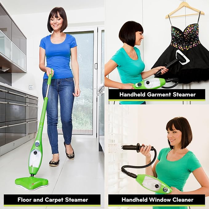H2O X5 Steam Mop 5-in-1 DualBlast and Handheld Steamer Cleaner - Image 9