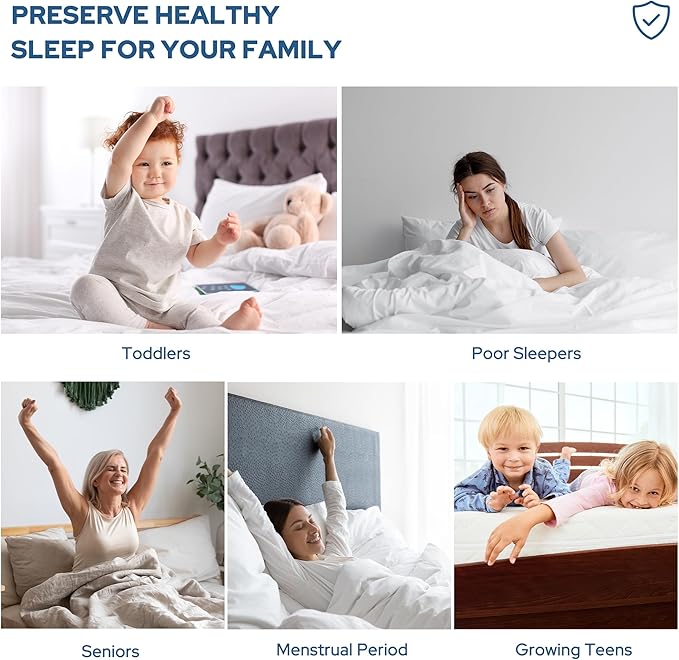 BEDLORE Waterproof Mattress Protector, Noiseless California King Size Mattress - Image 7